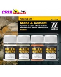 Set Pigmentos Piedra y Cemento 4uds