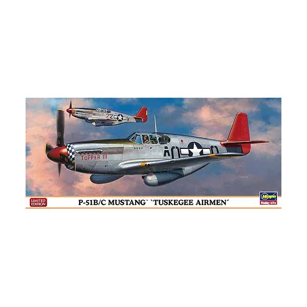 Maqueta P-51BC Mustang Tuskegee Airmen
