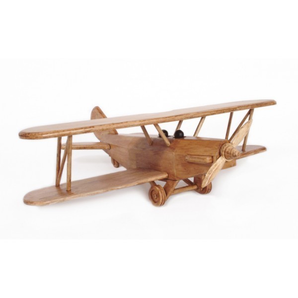 Kit construccion en madera Avión biplano